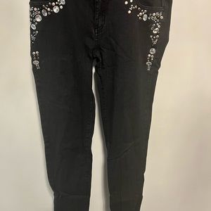 Material Girl black stretchy jeans